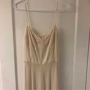 NWT Reformation Glenda Dress in Cream